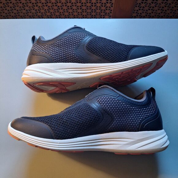 Vionic Gored-Lace Athletic Sneakers - Reign Black Size 7W - Picture 6 of 7